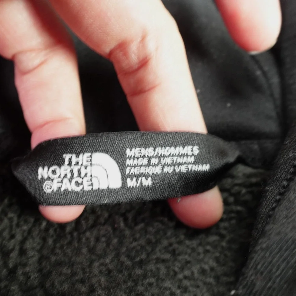 The North Face Sweater Mens Medium Gray Gordon Lyons Outdoor Henley Hoodie